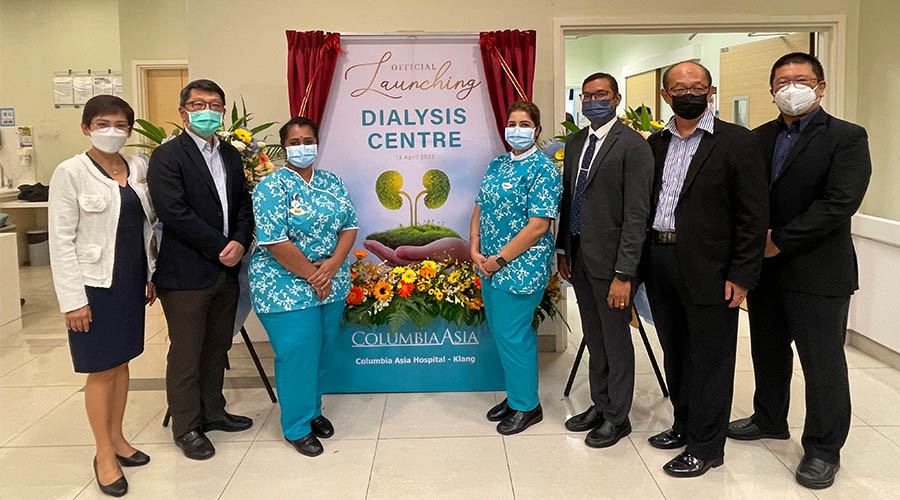 Columbia Asia Group of Hospitals launches its first  Dialysis Center at its Klang branch